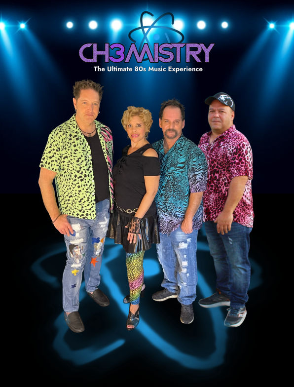 Chemistry band photo - lights version with logo